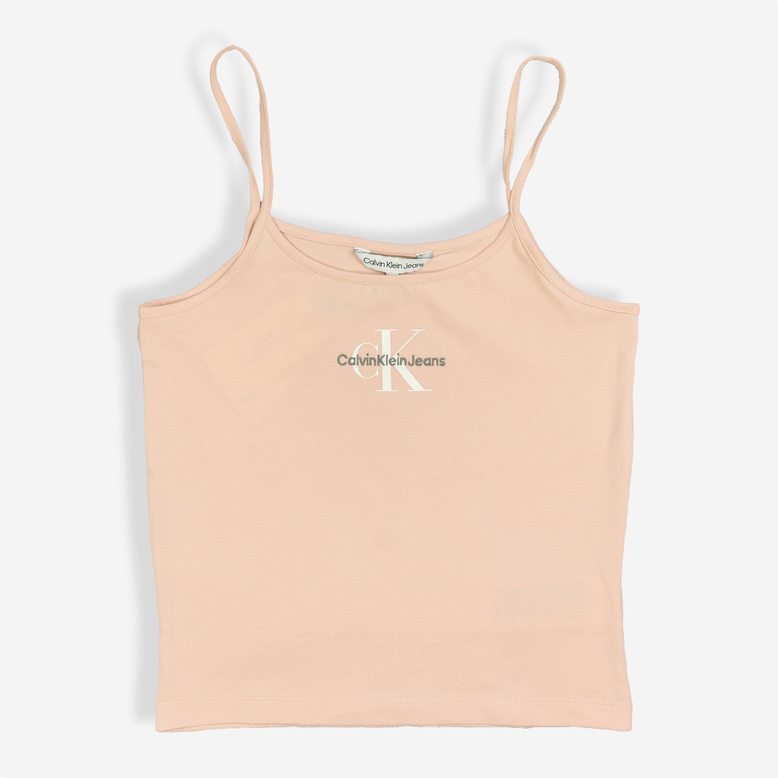 CALVIN KLEIN Tops ar šaurām lencītēm - Rozā