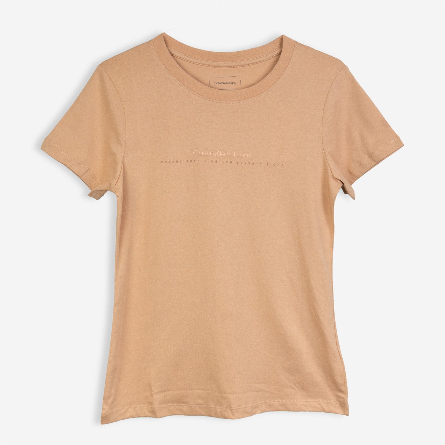 CALVIN KLEIN Oranžs T-krekls